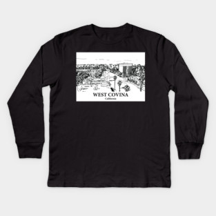 West Covina – California Kids Long Sleeve T-Shirt