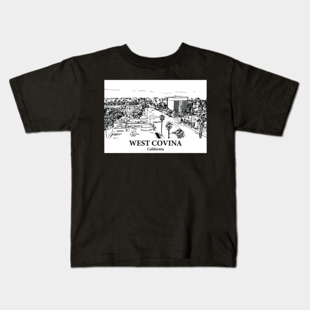 West Covina – California Kids T-Shirt by Lakeric