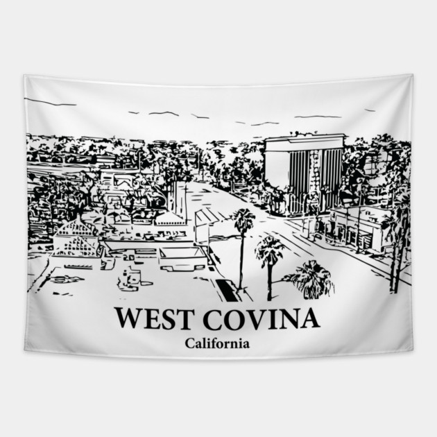 West Covina – California Tapestry by Lakeric