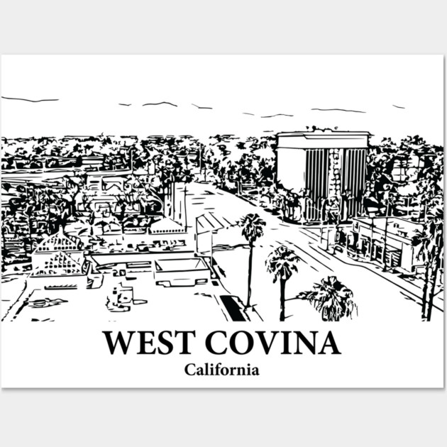 West Covina – California Wall Art by Lakeric