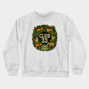 Animal Kingdom Club 33 Orlando Florida Exclusive Print Crewneck Sweatshirt