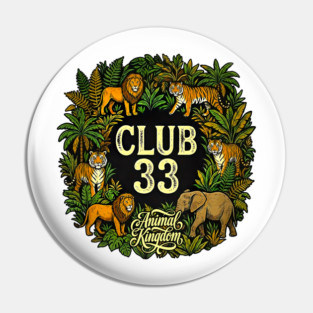 Animal Kingdom Club 33 Orlando Florida Exclusive Print Pin