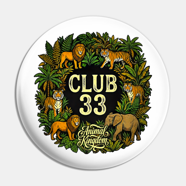 Animal Kingdom Club 33 Orlando Florida Exclusive Print Pin by Joaddo