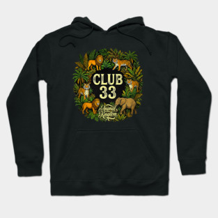 Animal Kingdom Club 33 Orlando Florida Exclusive Print Hoodie