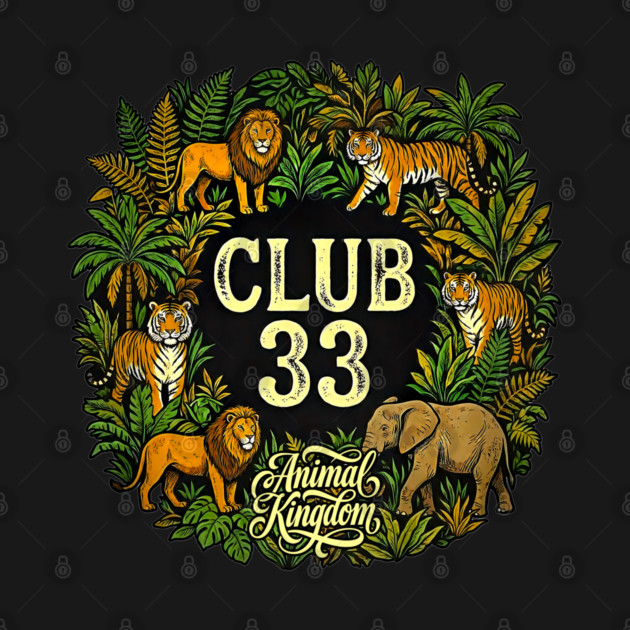 Animal Kingdom Club 33 Orlando Florida Exclusive Print by Joaddo