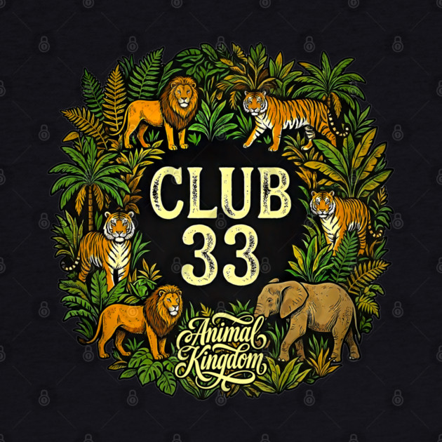 Animal Kingdom Club 33 Orlando Florida Exclusive Print by Joaddo