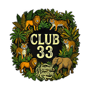 Animal Kingdom Club 33 Orlando Florida Exclusive Print T-Shirt