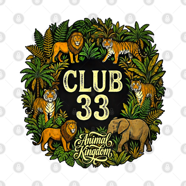 Animal Kingdom Club 33 Orlando Florida Exclusive Print by Joaddo