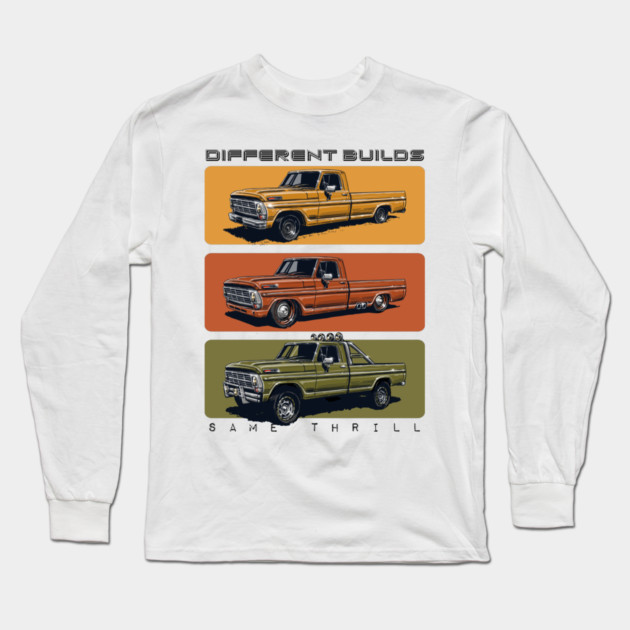 Truck Build Long Sleeve T-Shirt by monsalveautos