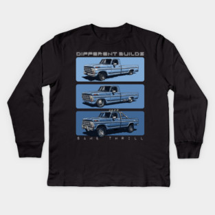 FORD TRUCK BUILD Kids Long Sleeve T-Shirt