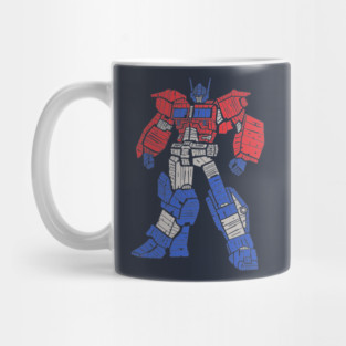 Optimus Prime Calligram Mug
