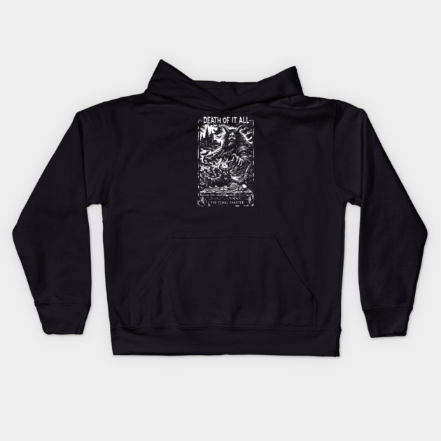DEATH OF IT ALL Kids Hoodie by artslaves