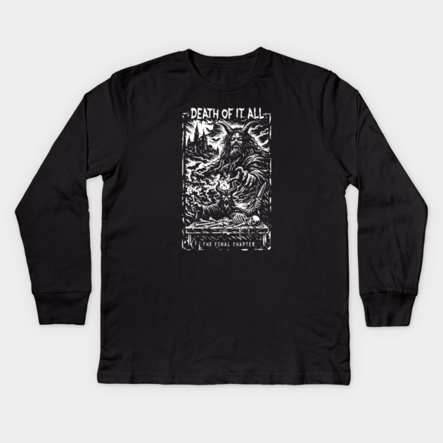 DEATH OF IT ALL Kids Long Sleeve T-Shirt by artslaves