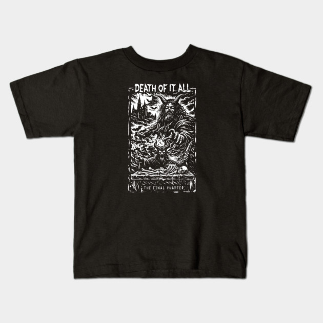 DEATH OF IT ALL Kids T-Shirt by artslaves