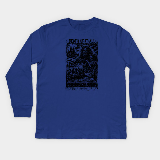 DEATH OF IT ALL Kids Long Sleeve T-Shirt by artslaves