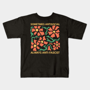 Anti Social Anti Fascist Kids T-Shirt