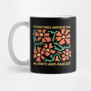 Anti Social Anti Fascist Mug