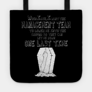 The Final Performance Review Dark Tote