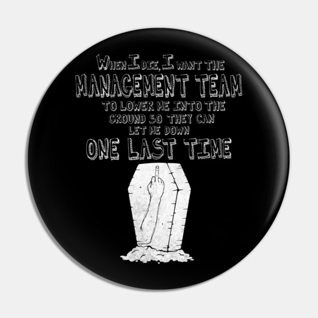 The Final Performance Review Dark Pin by Designed By Marty