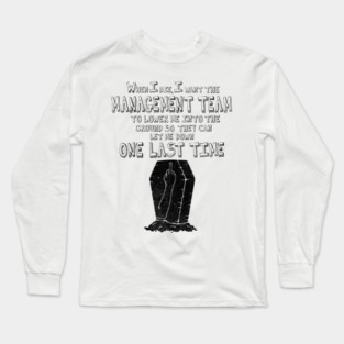 "The Final Performance Review Light" Long Sleeve T-Shirt