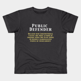 Public Defenders Kids T-Shirt