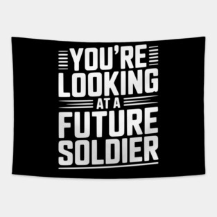You're Looking at a Future Soldier Tapestry