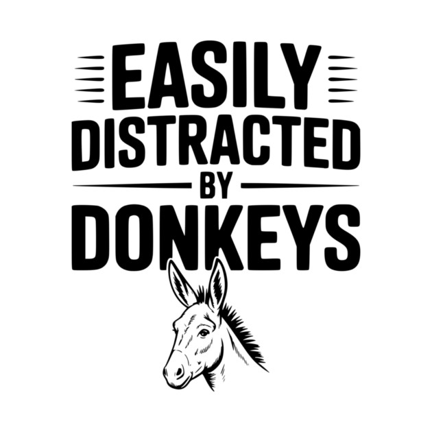 Easily Distracted by Donkeys by Frank Ring