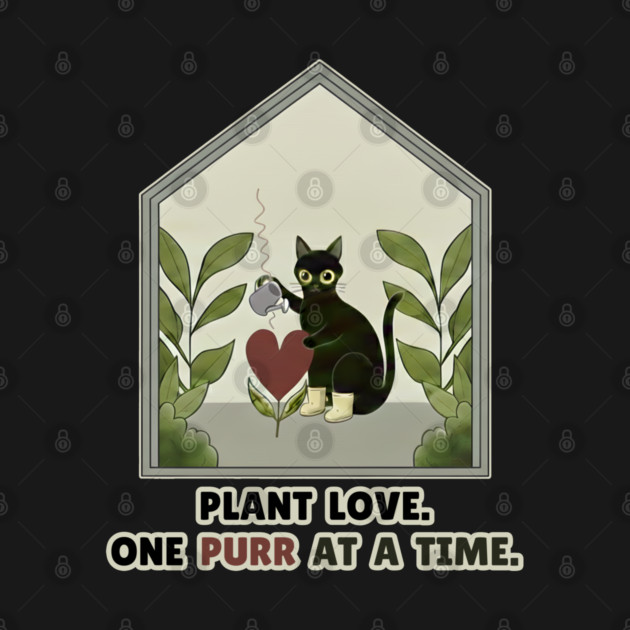 PLANT LOVE, ONE PURR AT A TIME. by Cataura