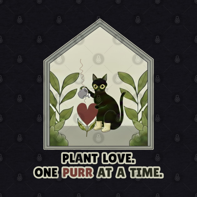 PLANT LOVE, ONE PURR AT A TIME. by Cataura