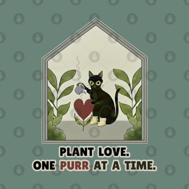 PLANT LOVE, ONE PURR AT A TIME. by Cataura