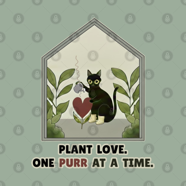PLANT LOVE, ONE PURR AT A TIME. by Cataura