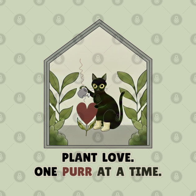 PLANT LOVE, ONE PURR AT A TIME. by Cataura