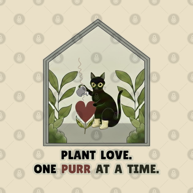 PLANT LOVE, ONE PURR AT A TIME. by Cataura