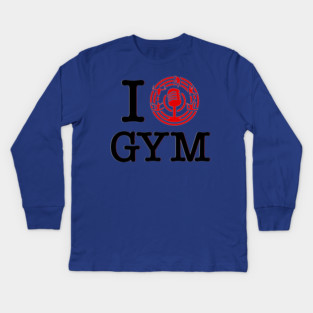 I Heart Gymnastics Kids Long Sleeve T-Shirt