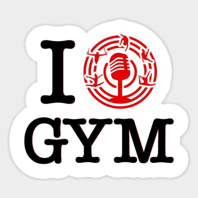 I Heart Gymnastics (Light) Magnet by GymCastic