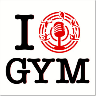 I Heart Gymnastics Posters and Art