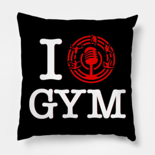 I Heart Gymnastics (Dark) Pillow