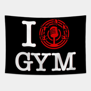 I Heart Gymnastics (Dark) Tapestry