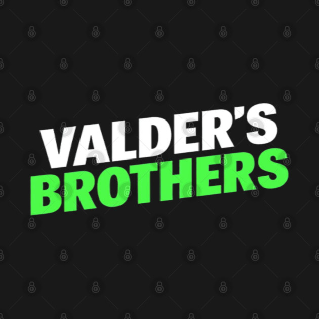 Valder’s Brothers Streetwear Logo Shirt – Bold White and Green Graphic Tee by Valder’s Brothers