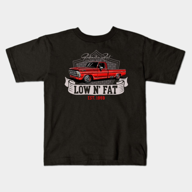 Ford low n fat Kids T-Shirt by monsalveautos