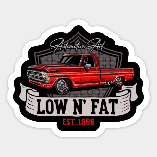 Ford low n fat Sticker by monsalveautos