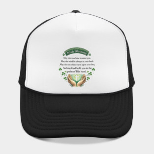 Irish Blessing Faith Shirt – May God Hold You in the Palm of His Hand Hat