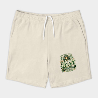 A Little Irish, A Lot Blessed – Christian St. Patrick’s Day Shamrock Cross Shirt Shorts