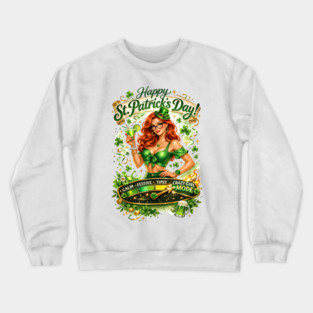 Irish Crazy Girl Crewneck Sweatshirt