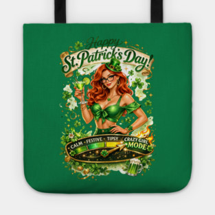 Irish Crazy Girl Tote
