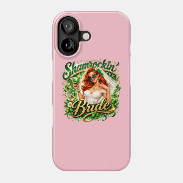 Shamrock Bride Phone Case by CrazyGirl