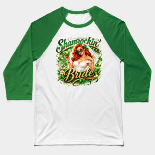 Shamrock Bride Baseball T-Shirt
