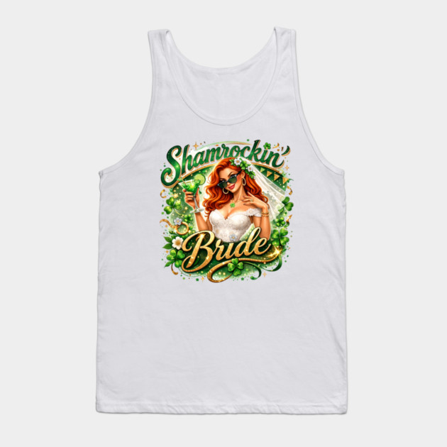 Shamrock Bride Tank Top by CrazyGirl