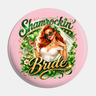 Shamrock Bride Pin