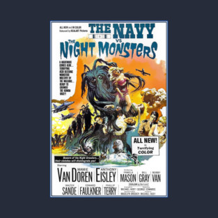 Navy vs. The Night Monsters T-Shirt